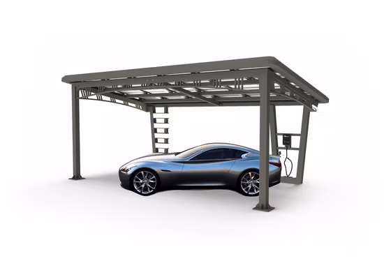 Novo design PV Modul Ground Mount Carport Sistema de montagem solar para sistema de montagem de estacionamento